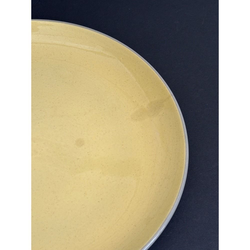 Homer Laughlin Vintage Stone China Yellow Dinner Plates Set of 2 USA 10 Inch - Picture 4 of 9